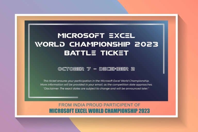 Excel Championship
